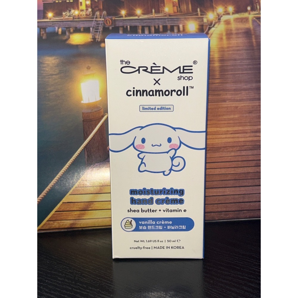 Cinnamoroll X The Creme Shop Moisturizing Hand Creme Vanilla Limited Edition